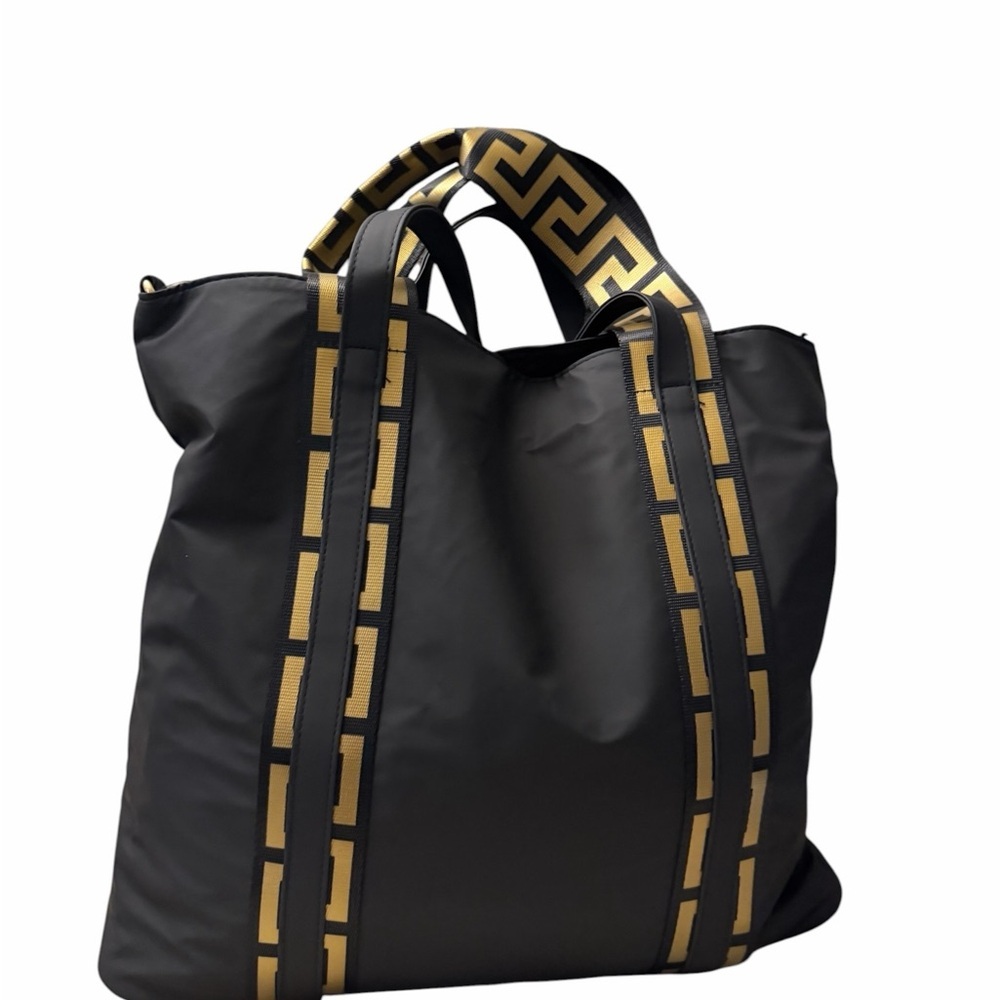 Versace Parfums Black & Gold Logo Tote NEW WITHOUT TAGS - Picture 8 of 16